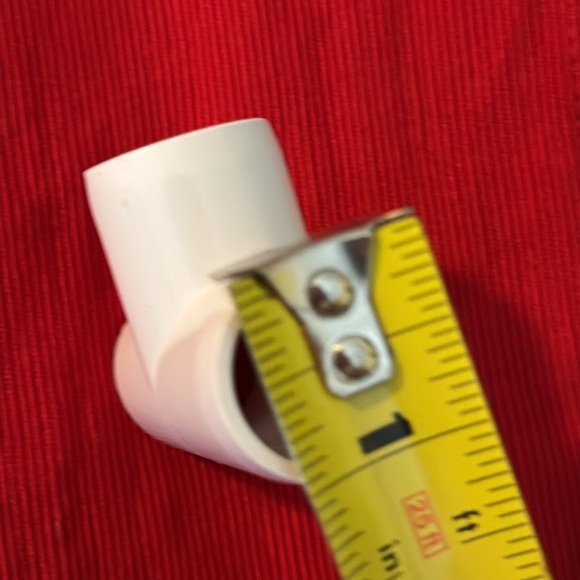 MARRTEUM 1/2 Inch 3 Way PVC T Elbow Fitting Furniture SCH40 Pipe Connector NWT - Picture 5 of 5
